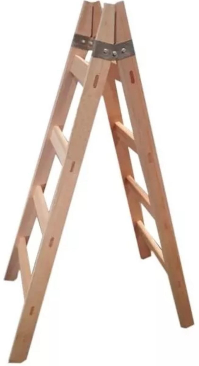 Escalera Reforzada Madera Pintor